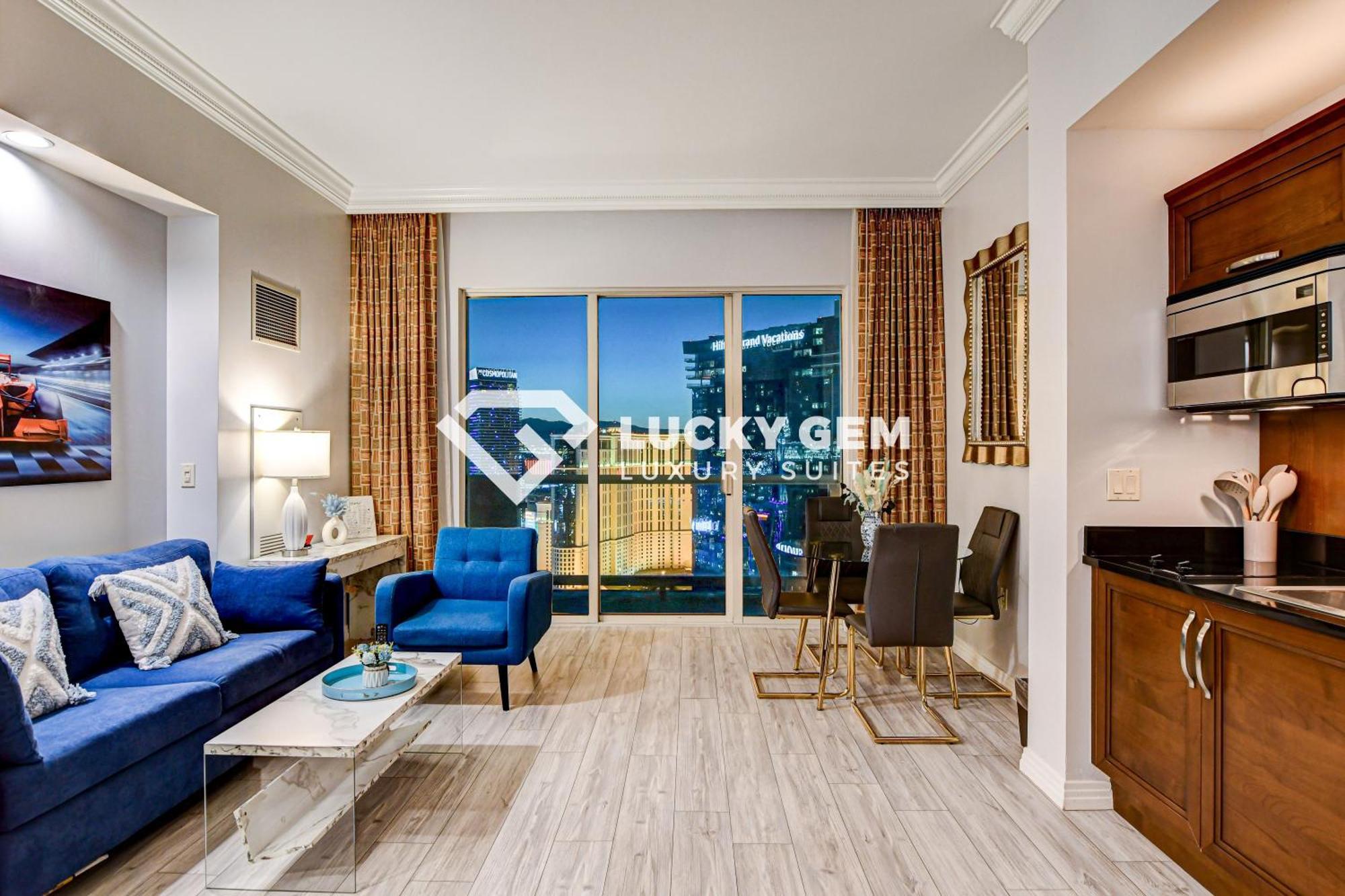 Lucky Gem Penthouse & Luxury Suites At Signature Resort, Balcony Strip View 3505 Лас-Вегас Экстерьер фото