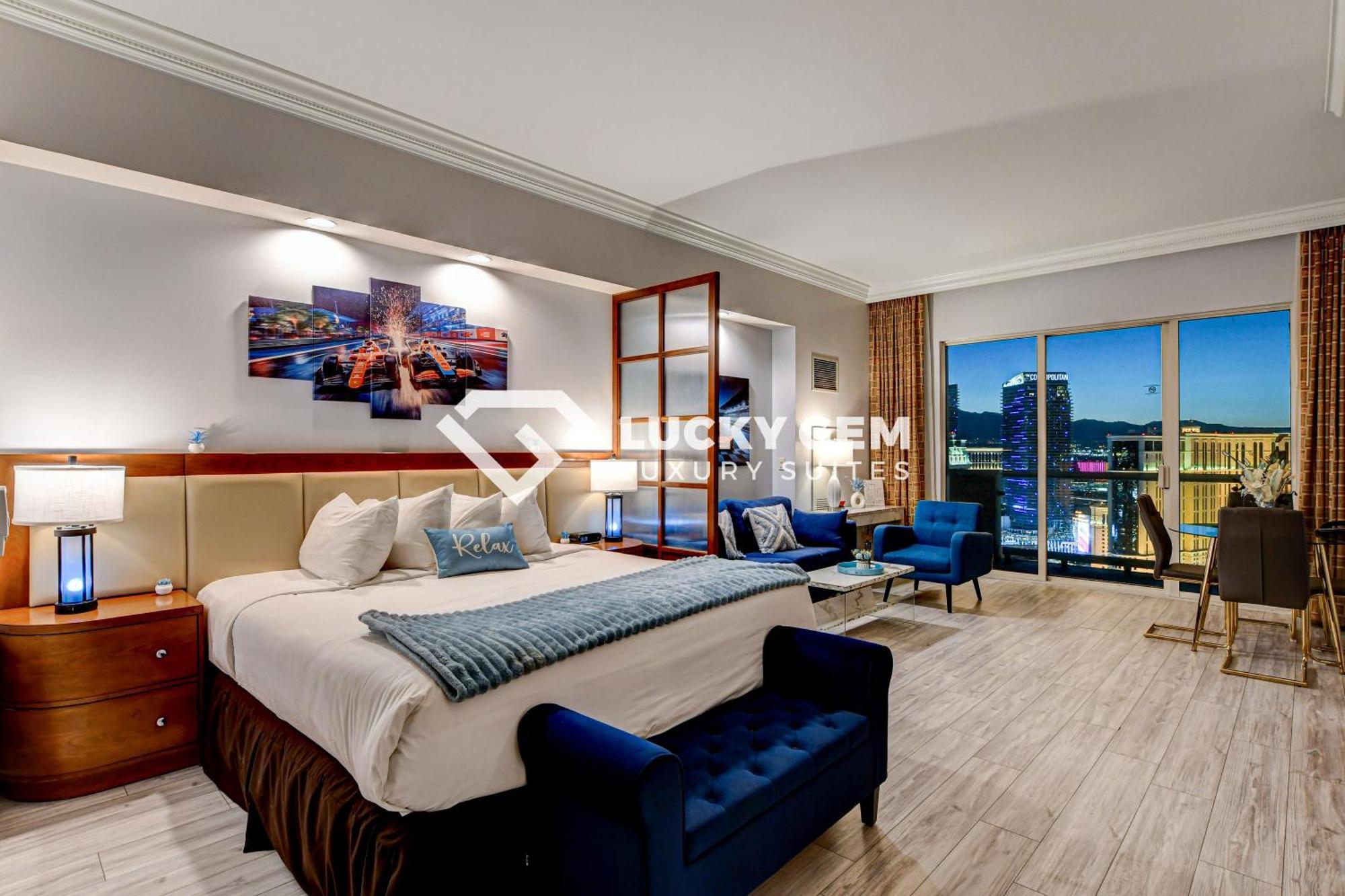 Lucky Gem Penthouse & Luxury Suites At Signature Resort, Balcony Strip View 3505 Лас-Вегас Экстерьер фото