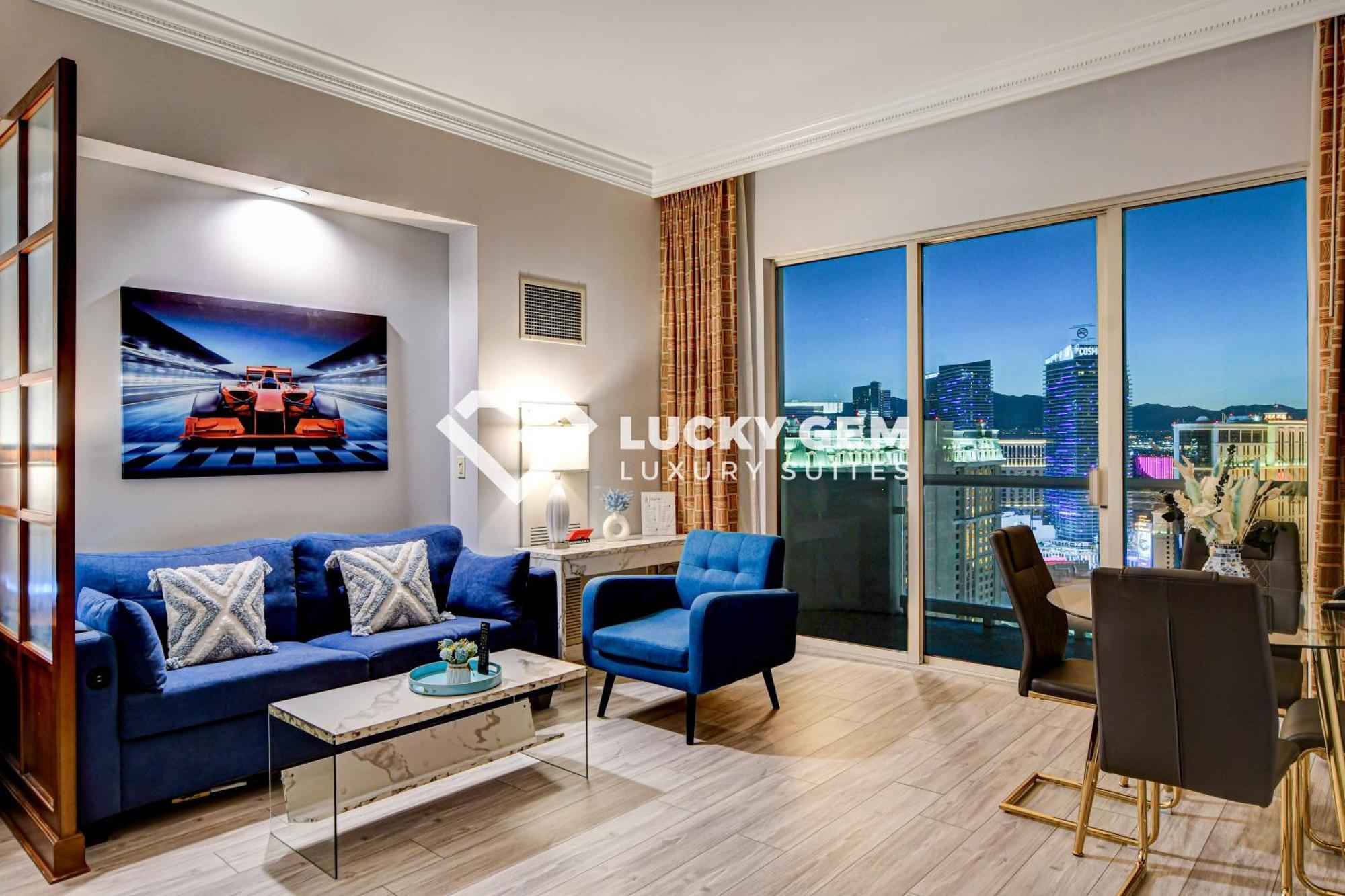 Lucky Gem Penthouse & Luxury Suites At Signature Resort, Balcony Strip View 3505 Лас-Вегас Экстерьер фото