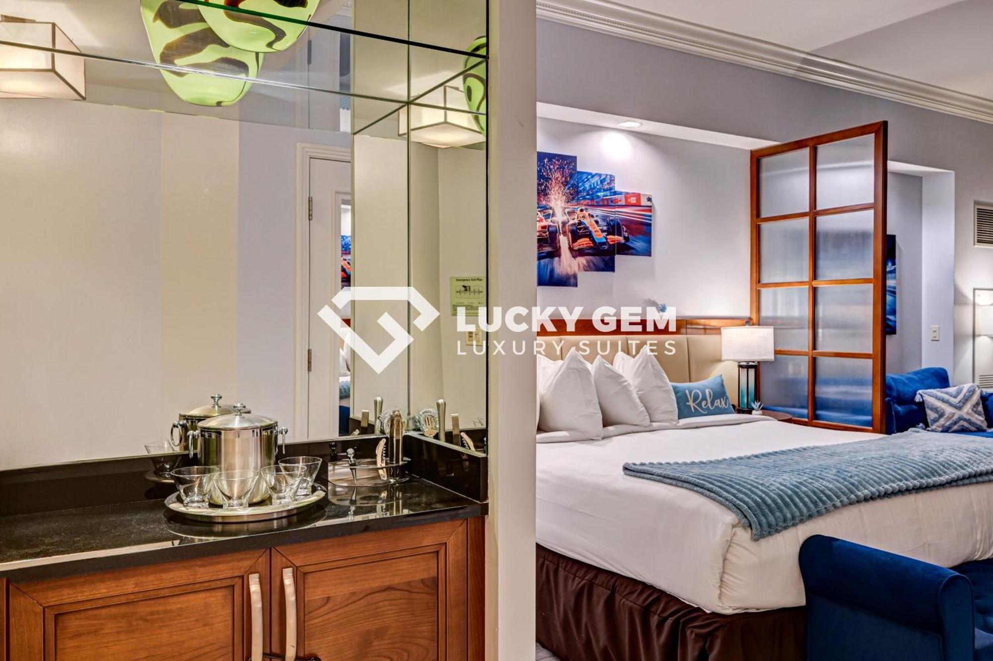 Lucky Gem Penthouse & Luxury Suites At Signature Resort, Balcony Strip View 3505 Лас-Вегас Экстерьер фото